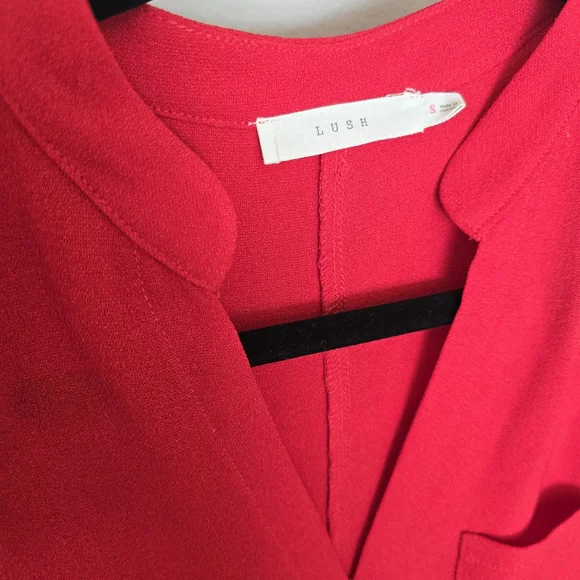 Lush Vibrant Red Sleeveless Midi Dress - Picture 8 of 9